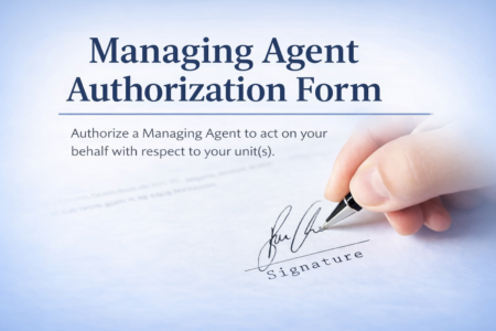 Managing Agent Authorization Form – Action Required for Applicable Shareholders